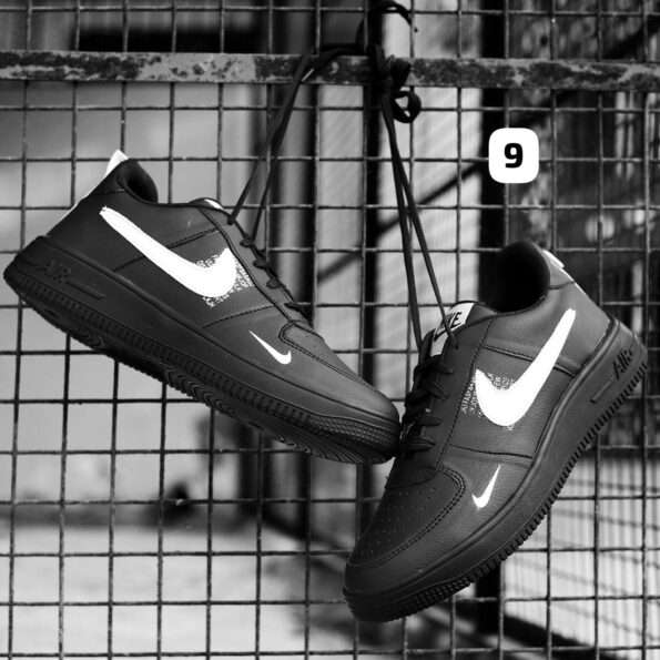 Nike Men Black Air Force 1 '07 LV8 Utility Sneakers