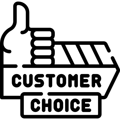 customer with a choice icon