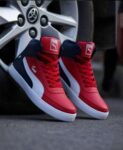 Puma White Casual Wear Designer Red Shoes